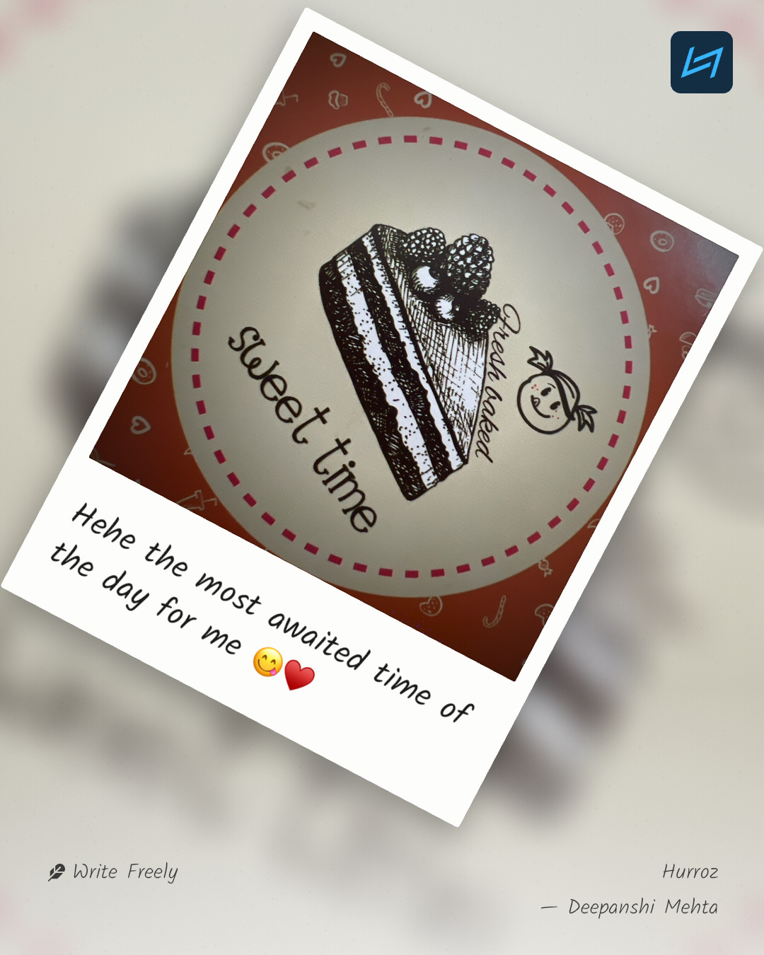Hehe the most awaited time of the day for me 😋♥️