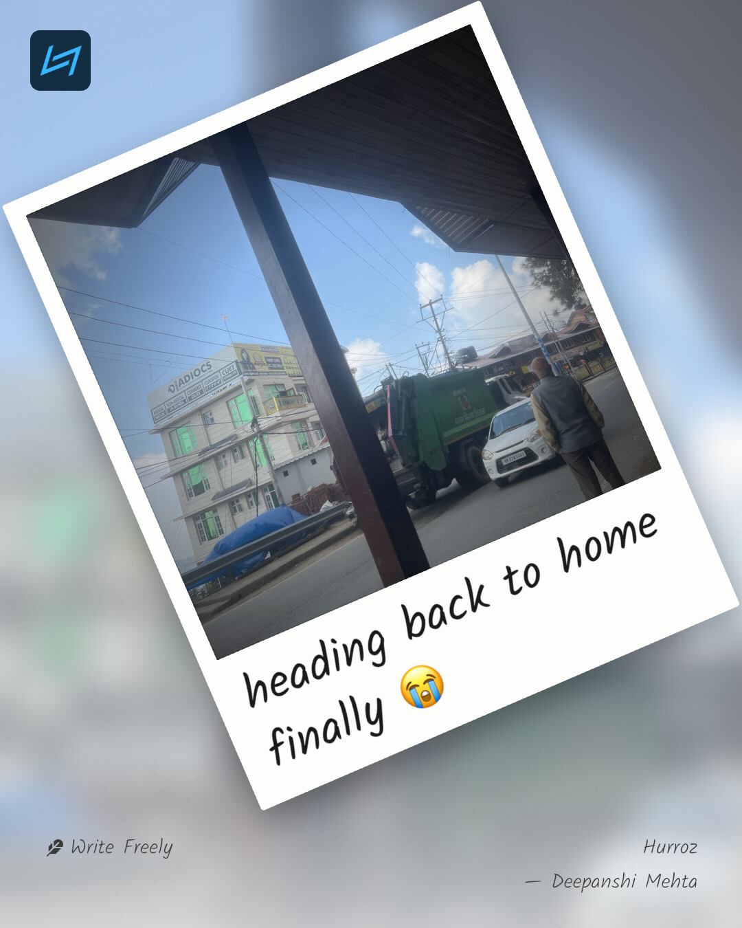 heading back to home finally 😭
