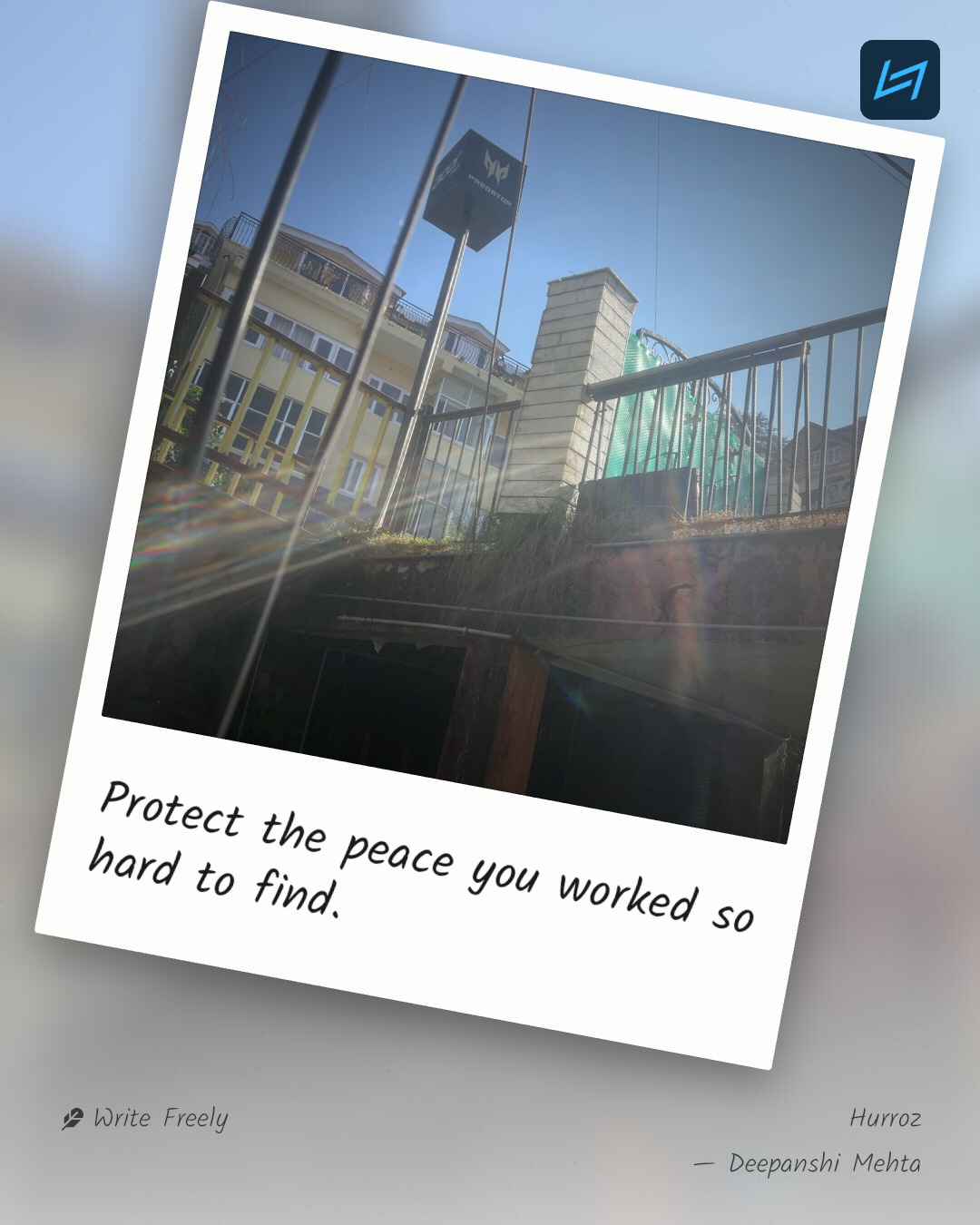 Protect the peace you worked so hard to find.