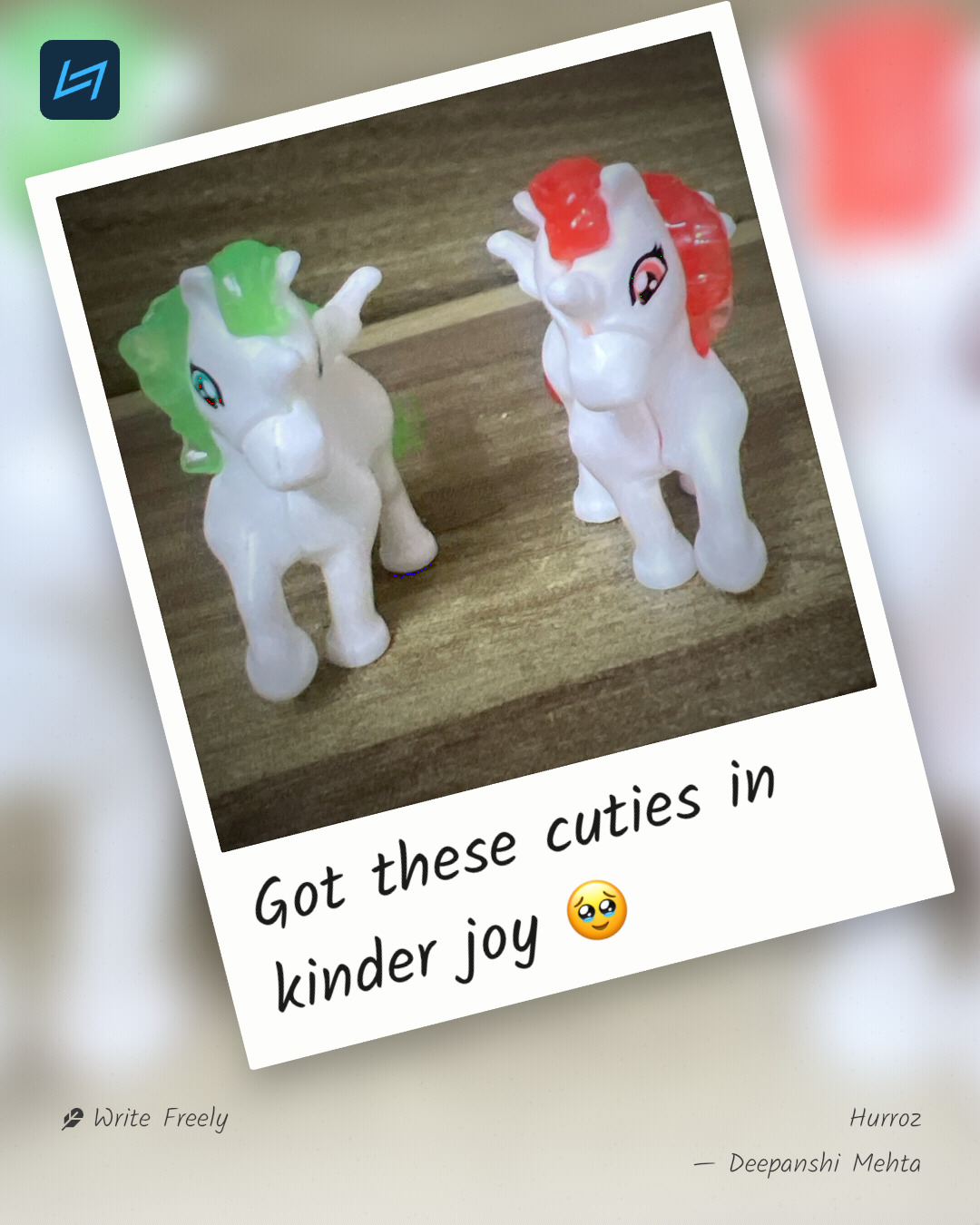Got these cuties in kinder joy 🥹