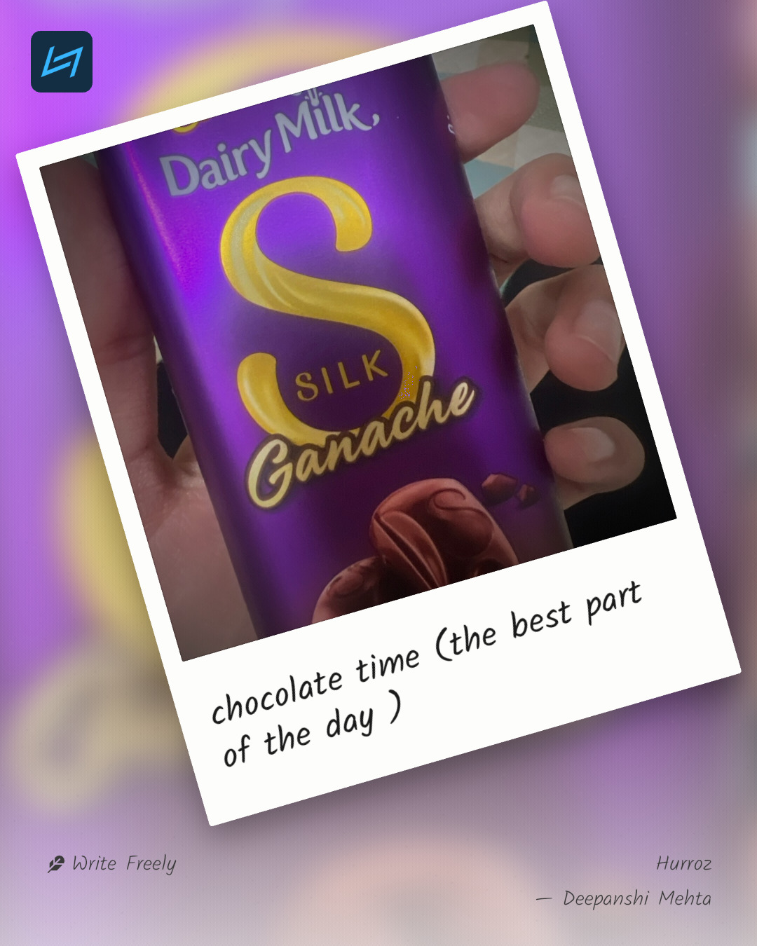 chocolate time (the best part of the day )