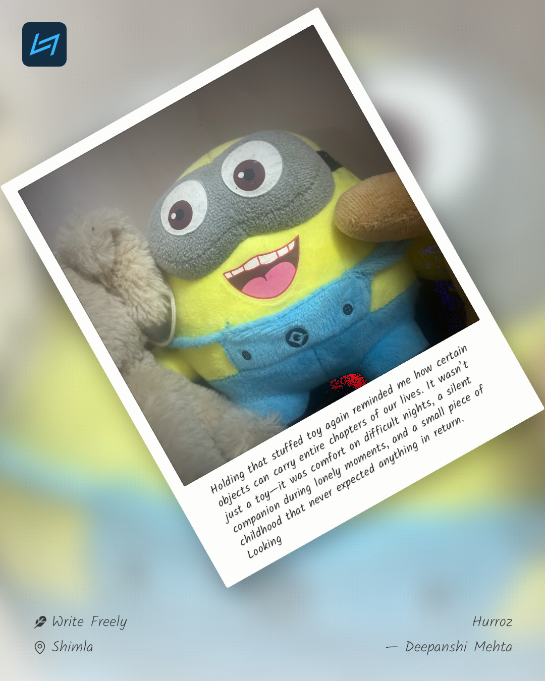 Holding that stuffed toy again reminded me how certain objects can carry entire chapters of our lives. It wasn’t just a toy—it was comfort on difficult nights, a silent companion during lonely moments, and a small piece of childhood that never expected anything in return. Looking