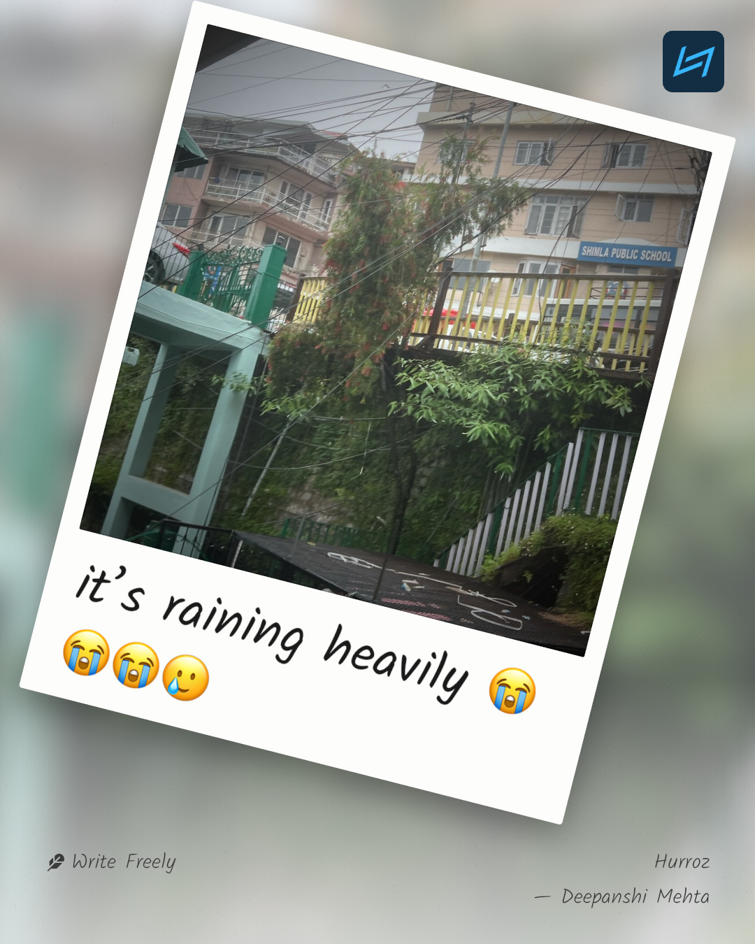 it’s raining heavily 😭😭😭🥲