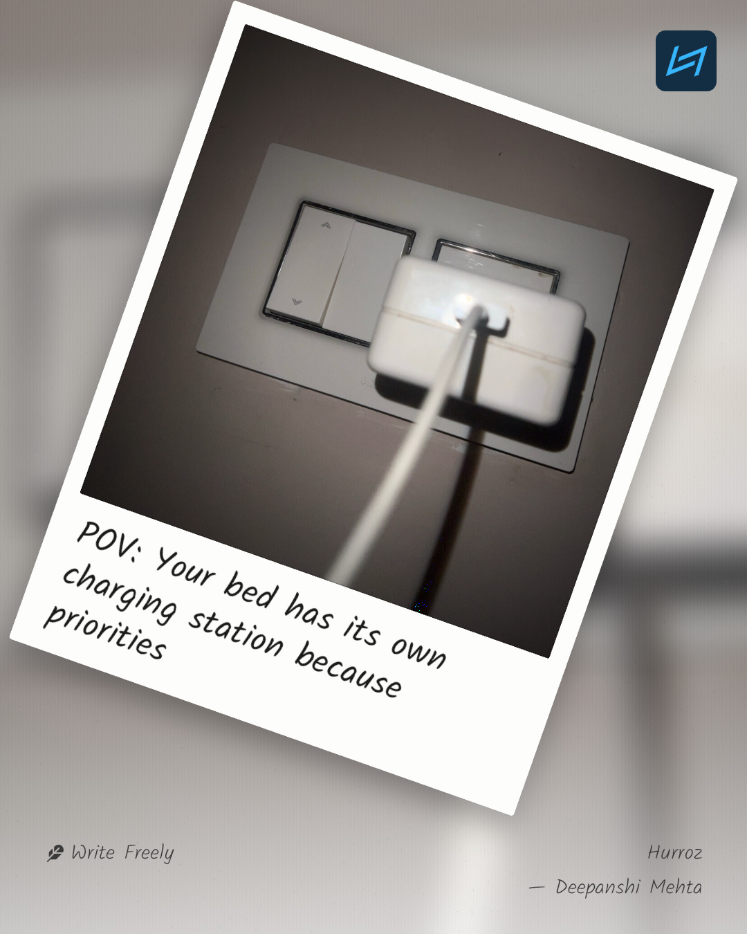 POV: Your bed has its own charging station because priorities