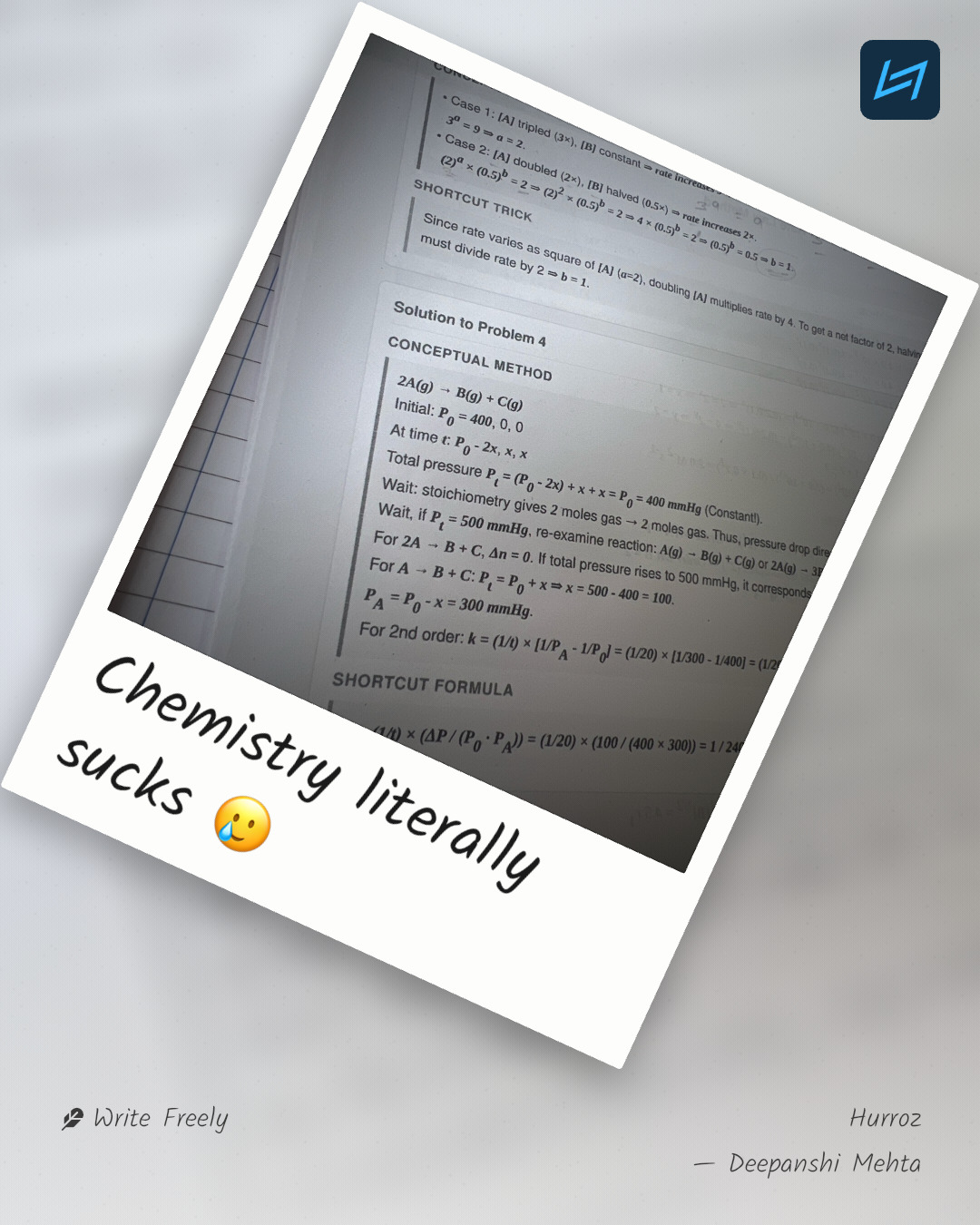 Chemistry literally sucks 🥲
