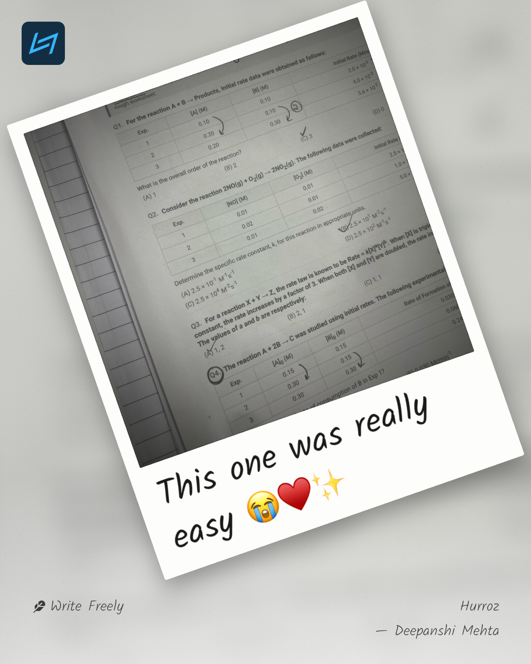 This one was really easy 😭♥️✨