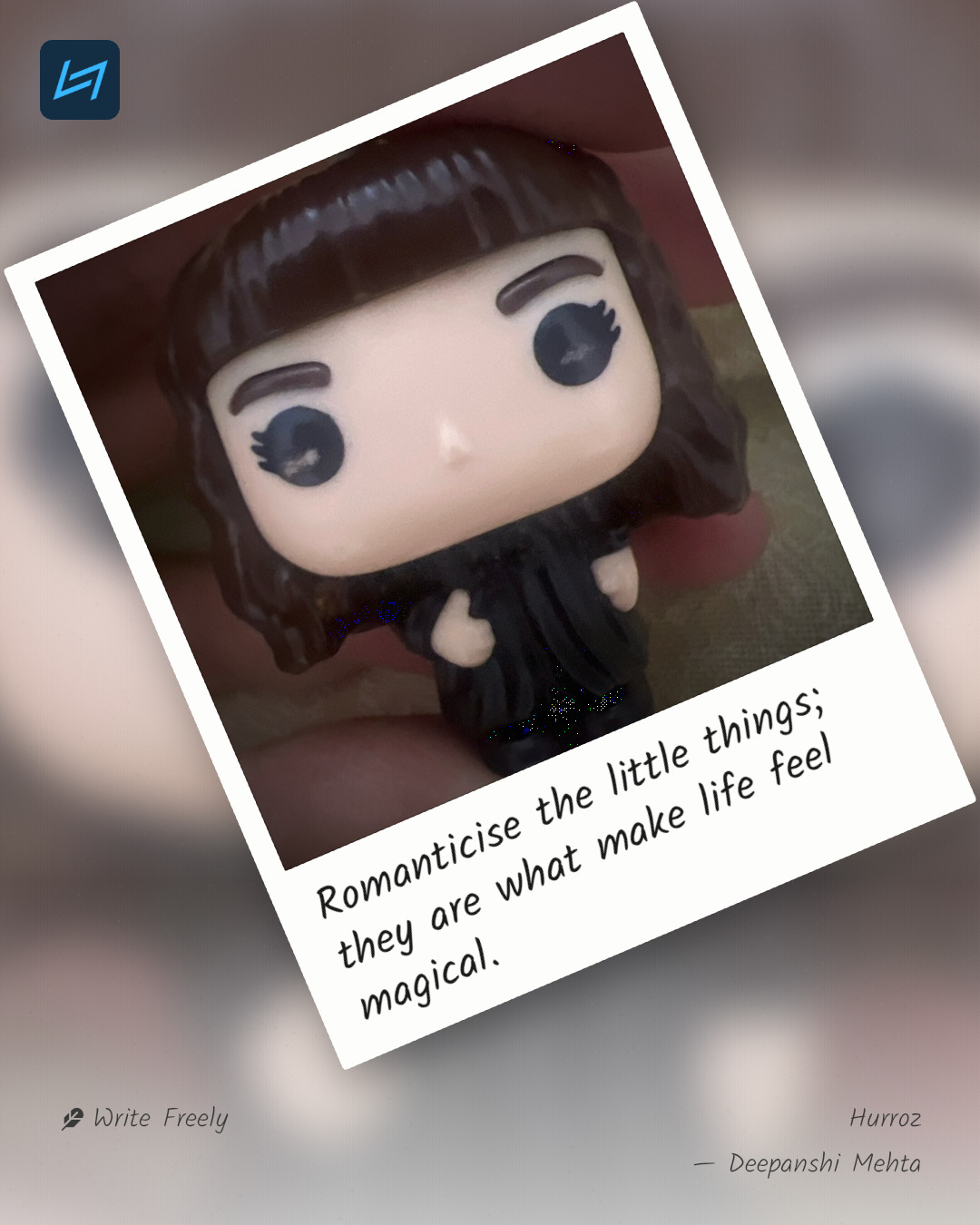 Romanticise the little things; they are what make life feel magical.