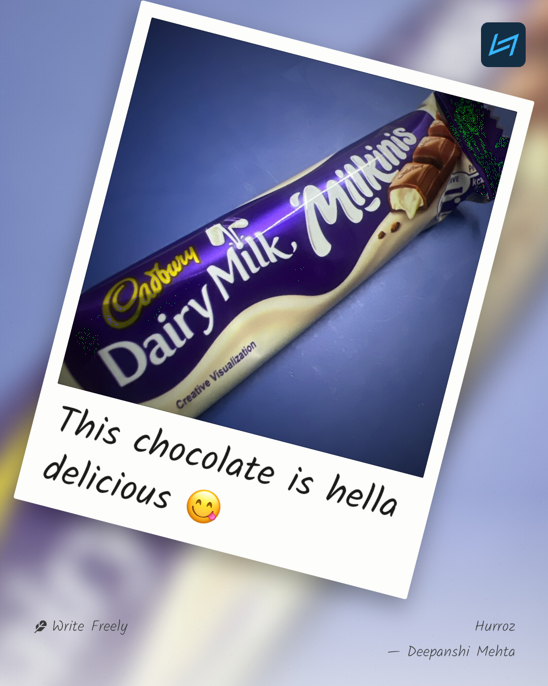 This chocolate is hella delicious 😋