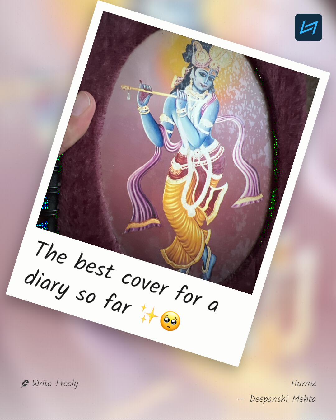 The best cover for a diary so far ✨🥺