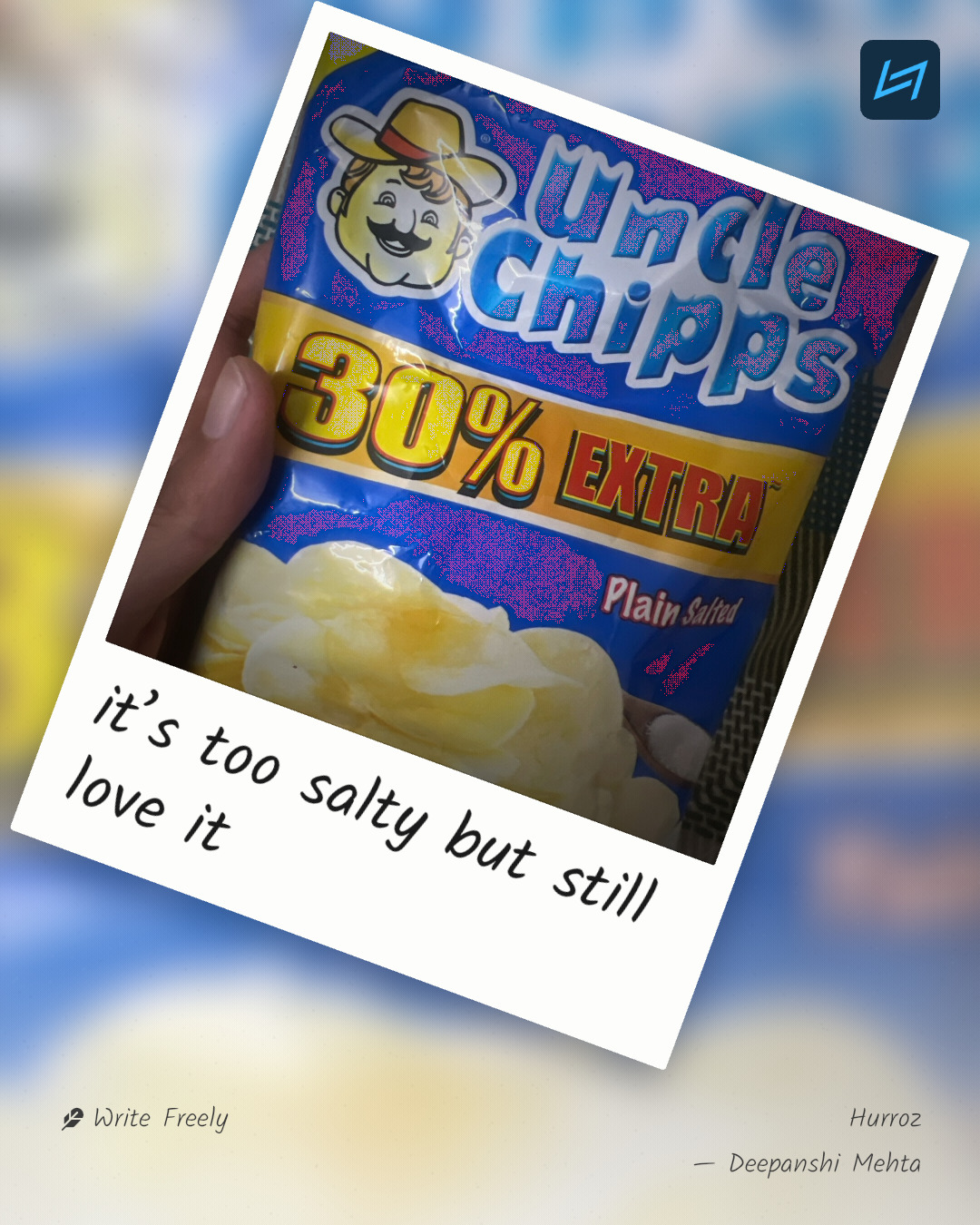 it’s too salty but still love it