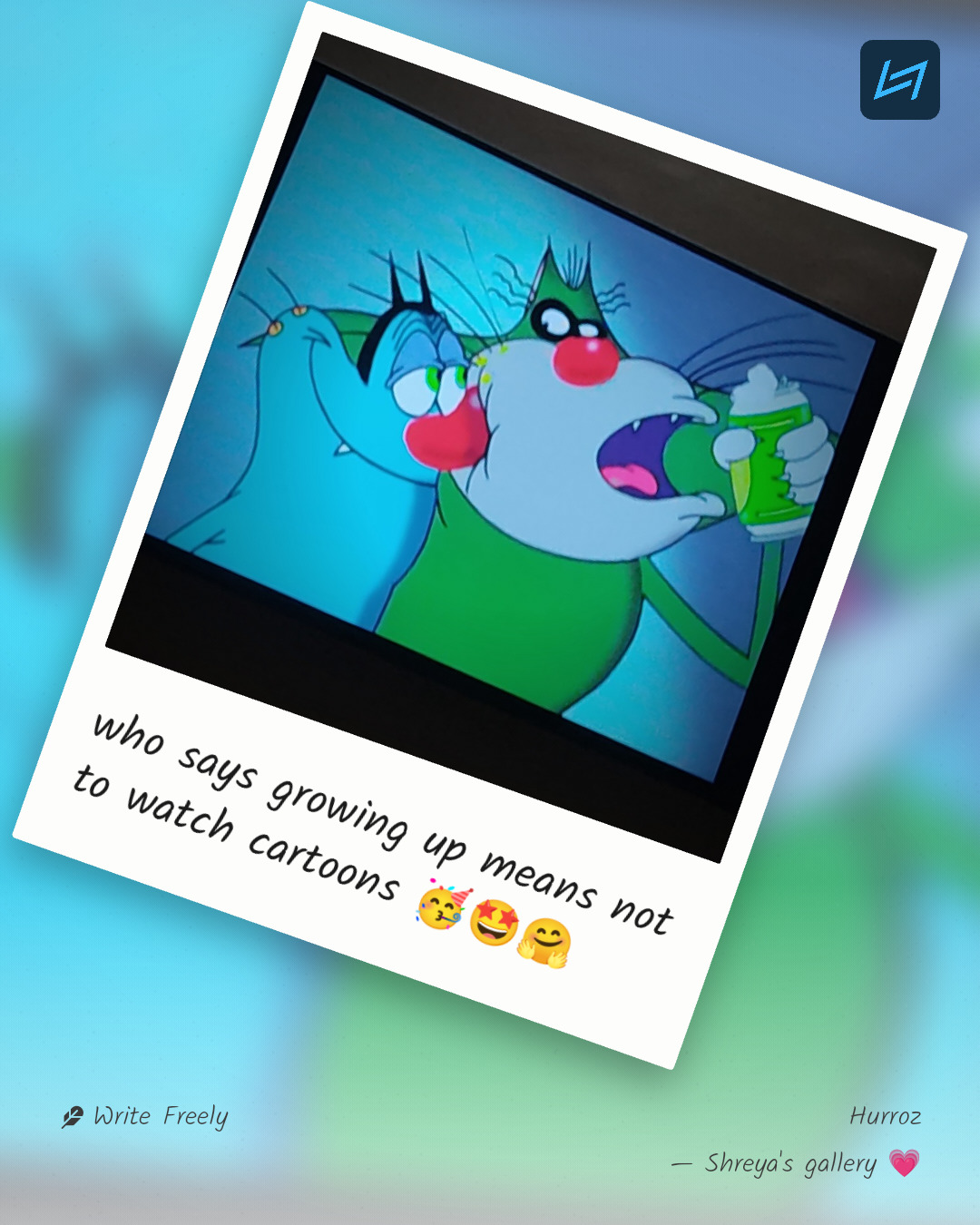 who says growing up means not to watch cartoons 🥳🤩🤗