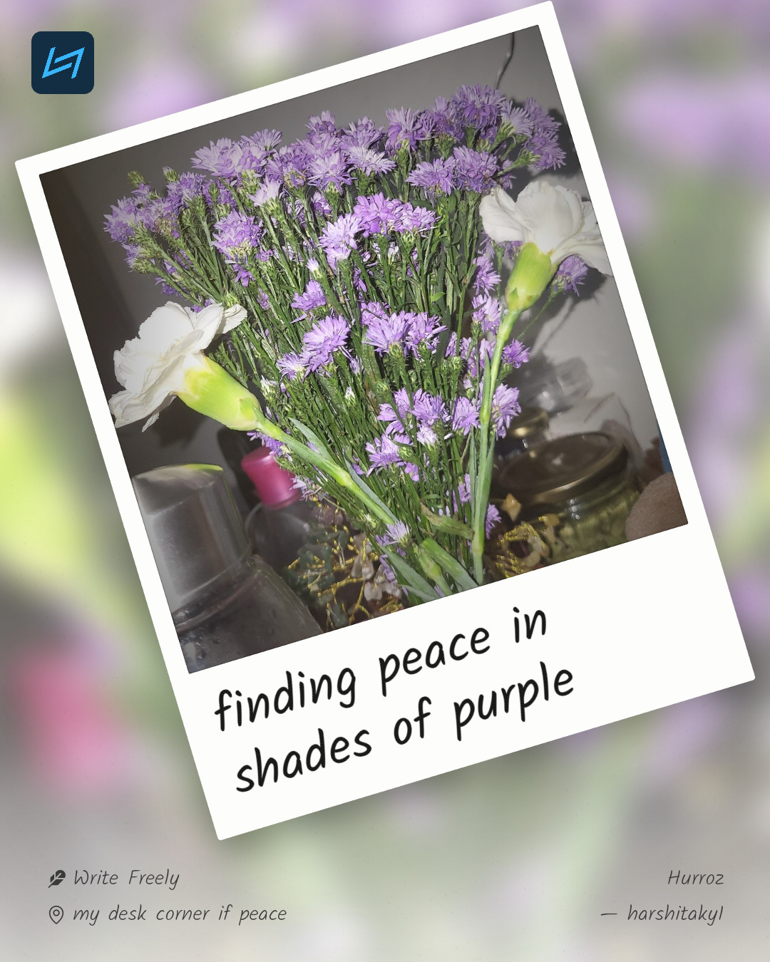 finding peace in shades of purple
