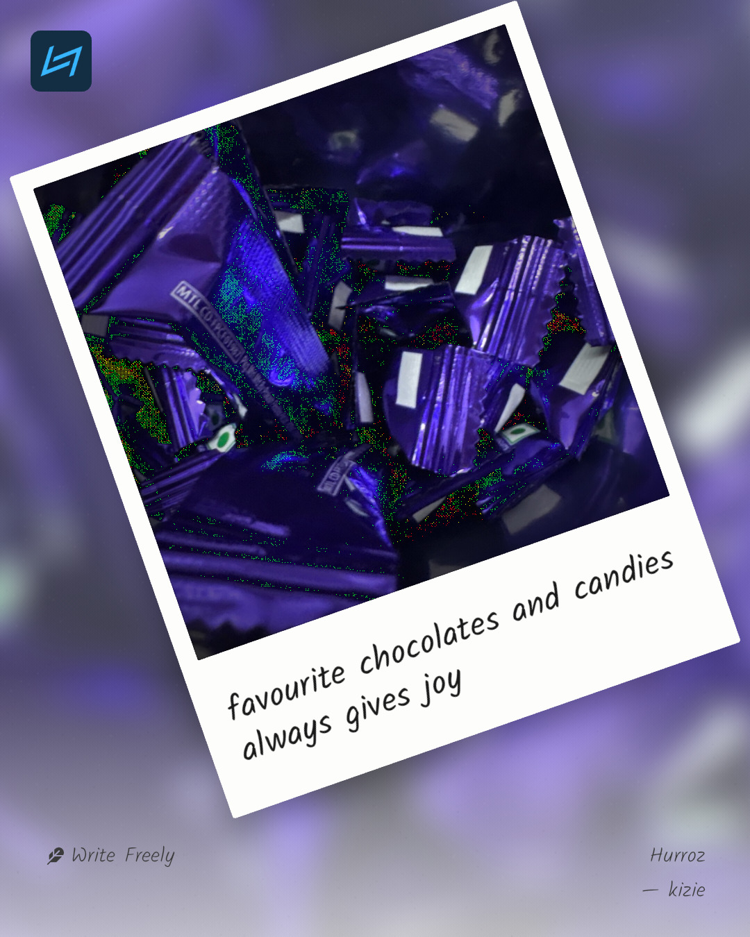 favourite chocolates and candies always gives joy