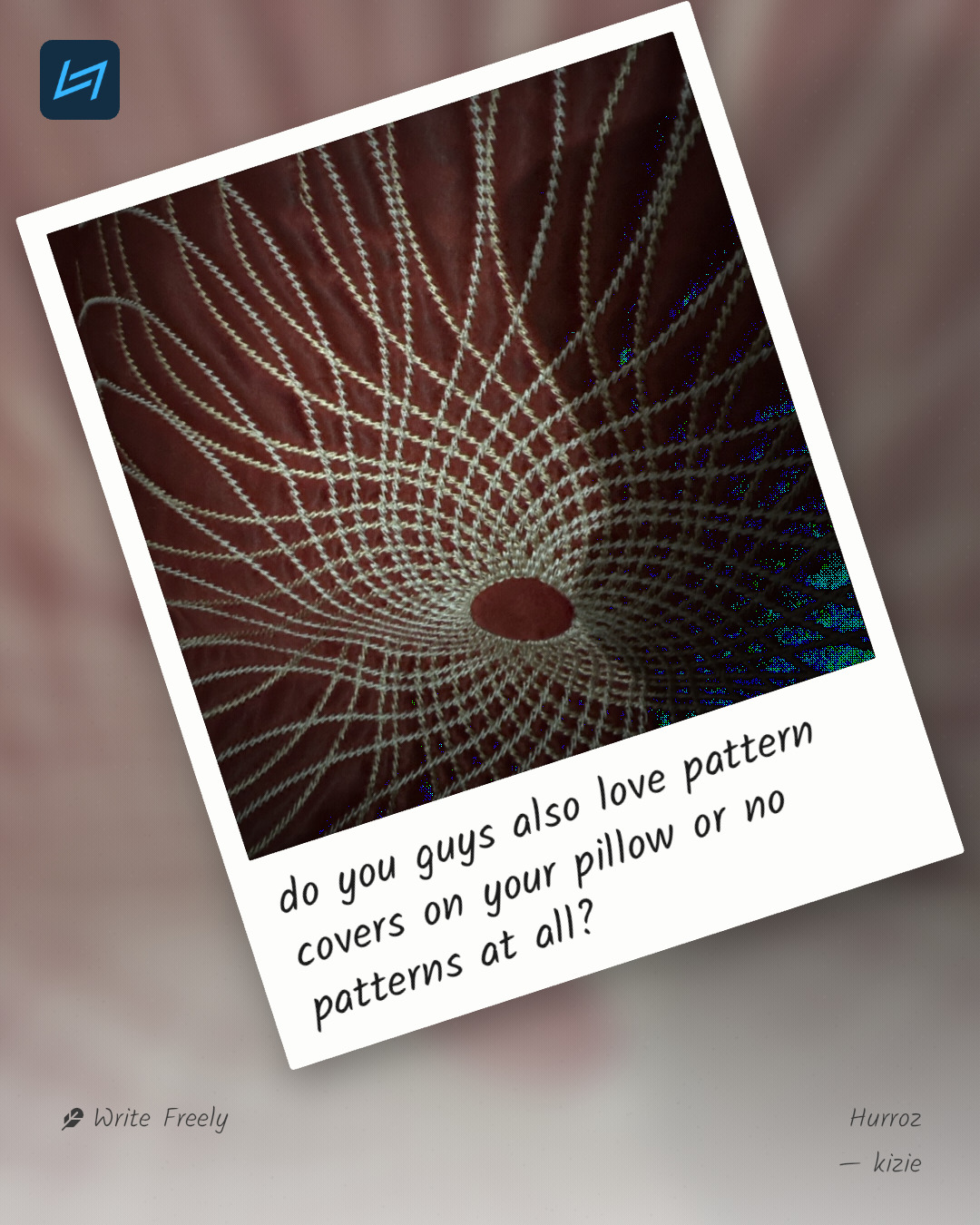 do you guys also love pattern covers on your pillow or no patterns at all?