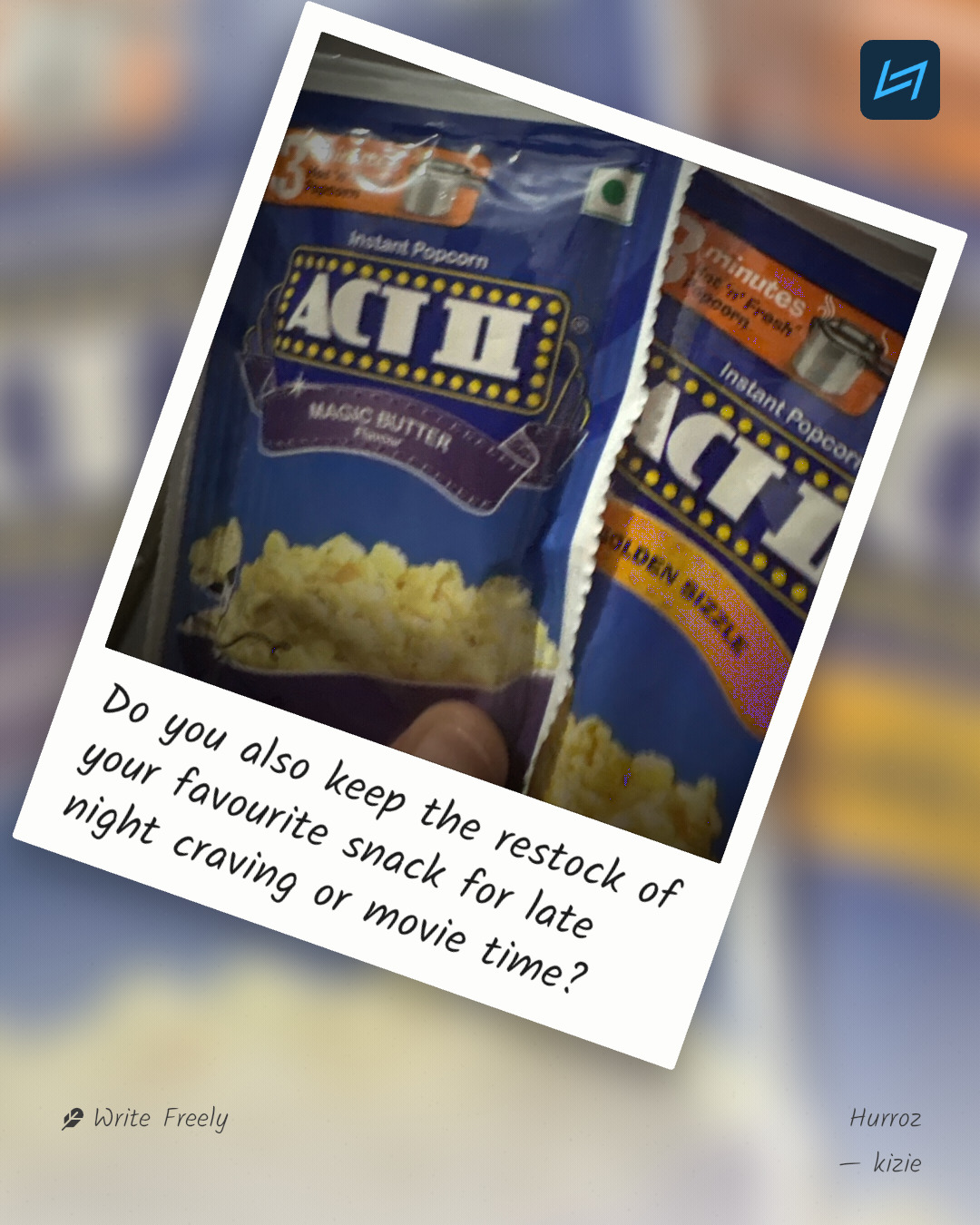 Do you also keep the restock of your favourite snack for late night craving or movie time?