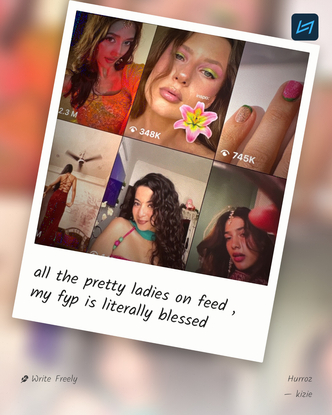 all the pretty ladies on feed , my fyp is literally blessed
