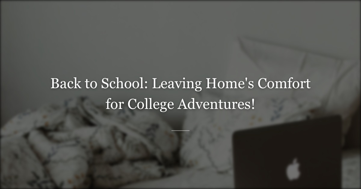 Leaving Home Again: The Hardest Part of Every Vacation