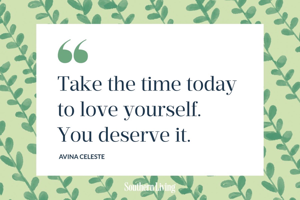 Forgive and love yourself.