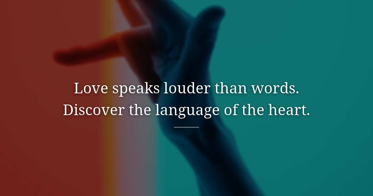 The language between us