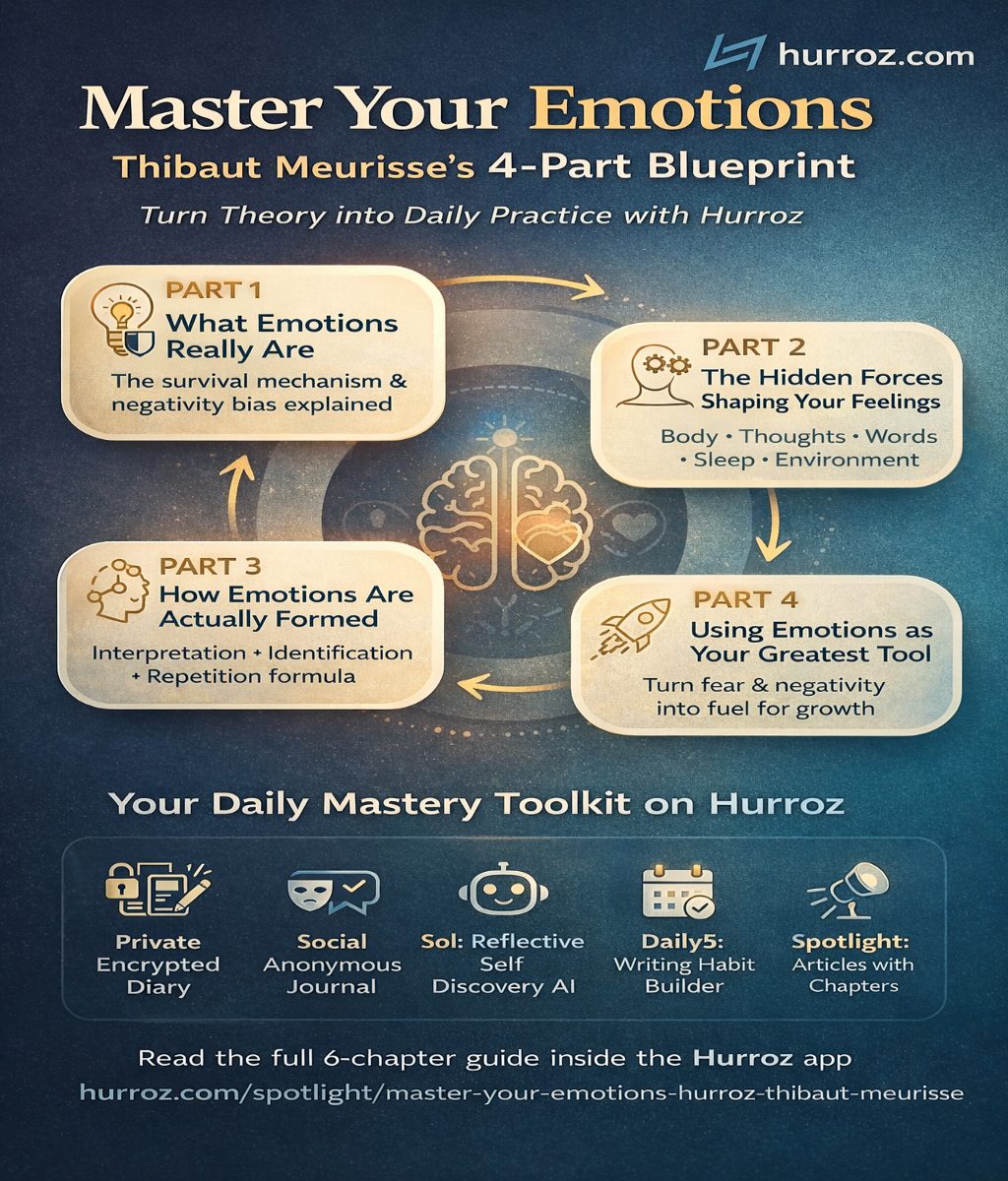 Master Your Emotions with Hurroz: Turn Thibaut Meurisse’s 4-Part Blueprint into Daily Practice