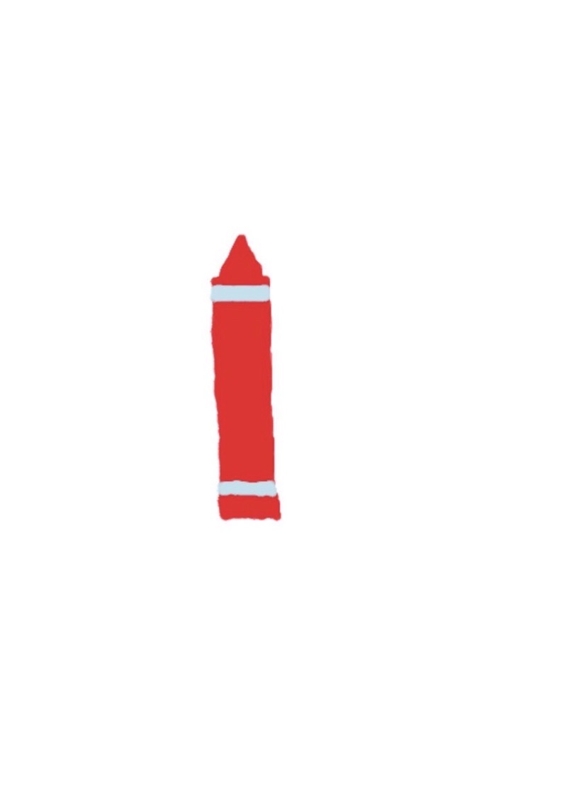 The red crayon