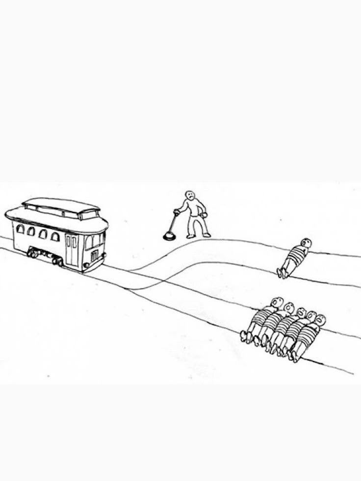 The Five People on the Track