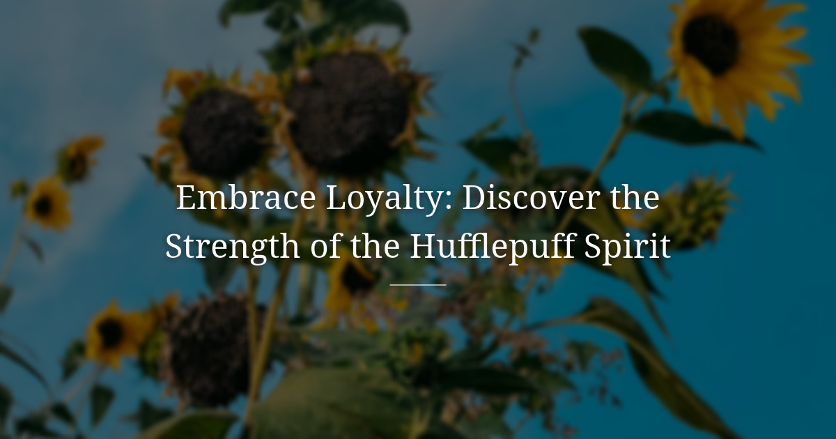 Hufflepuff