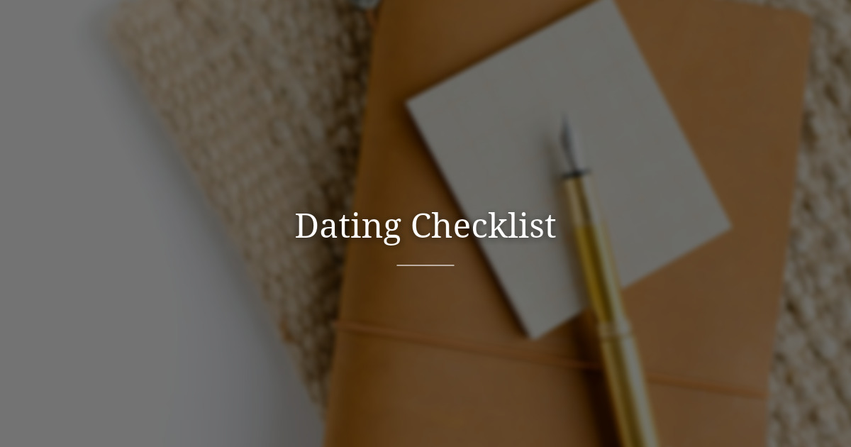 The checklist generation