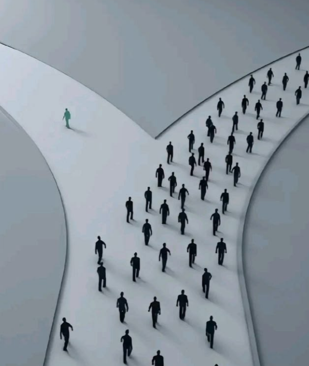 Why we follow the crowd?