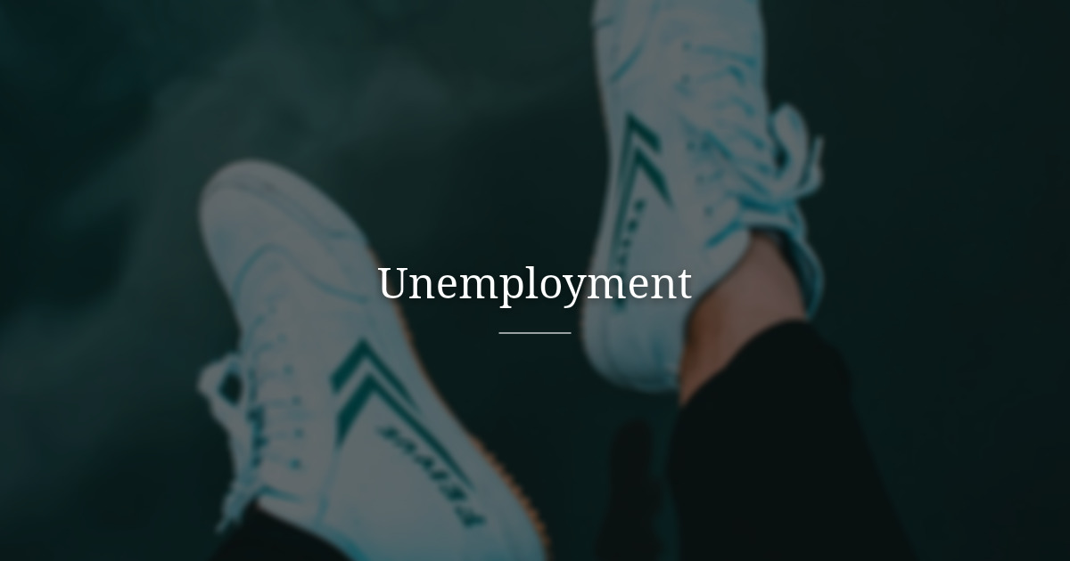 Unemployment- the race that never slows down