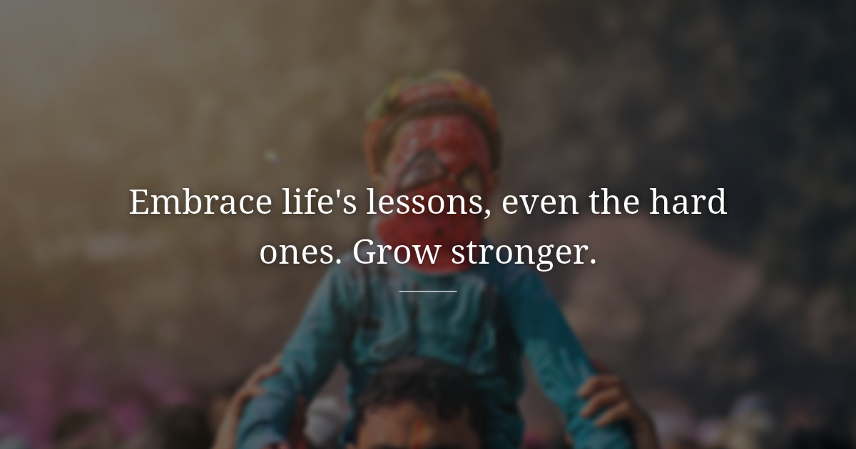 A little girl's life in childhood