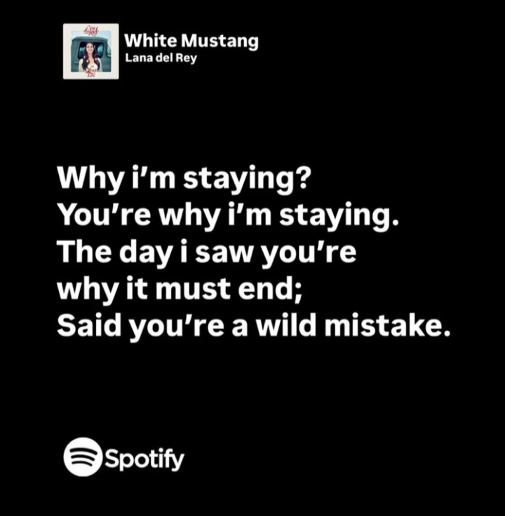 White Mustang