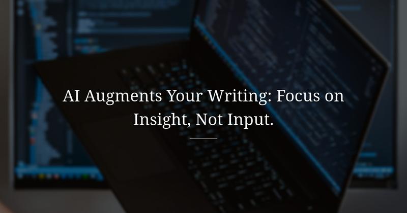 What I Will Let AI Do for My Writing — and What I Won't