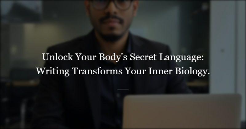 What Your Body Hears When You Write