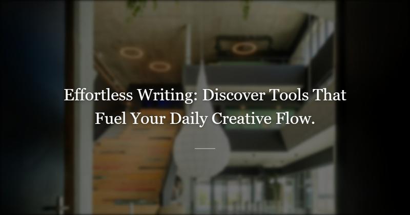 Tools and Techniques