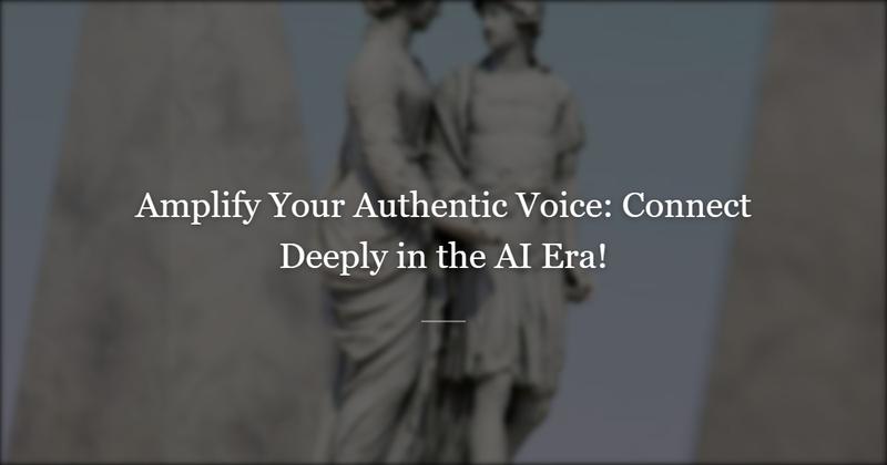 Elevating Human Voices: The Importance of Being Heard