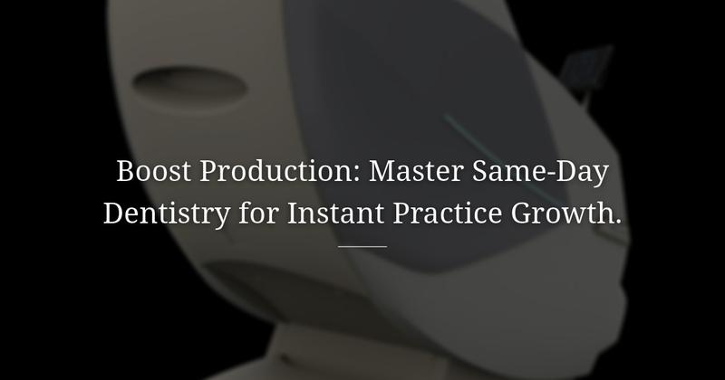 1. Chairside Techniques: The "Same-Day Dentistry" PushThe easiest way to boost production